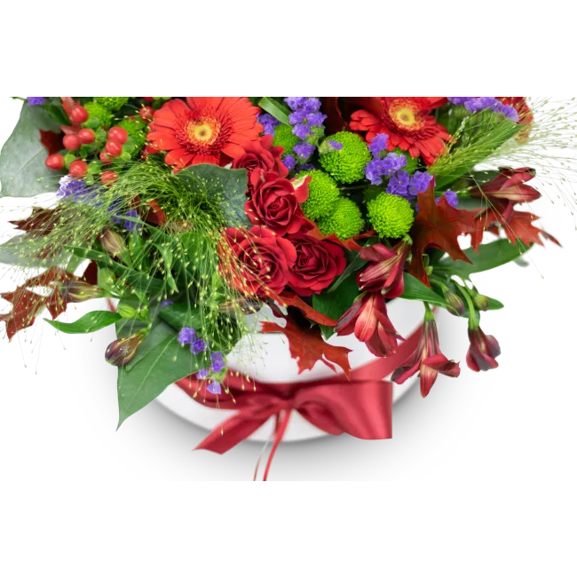 podzimní květinový box